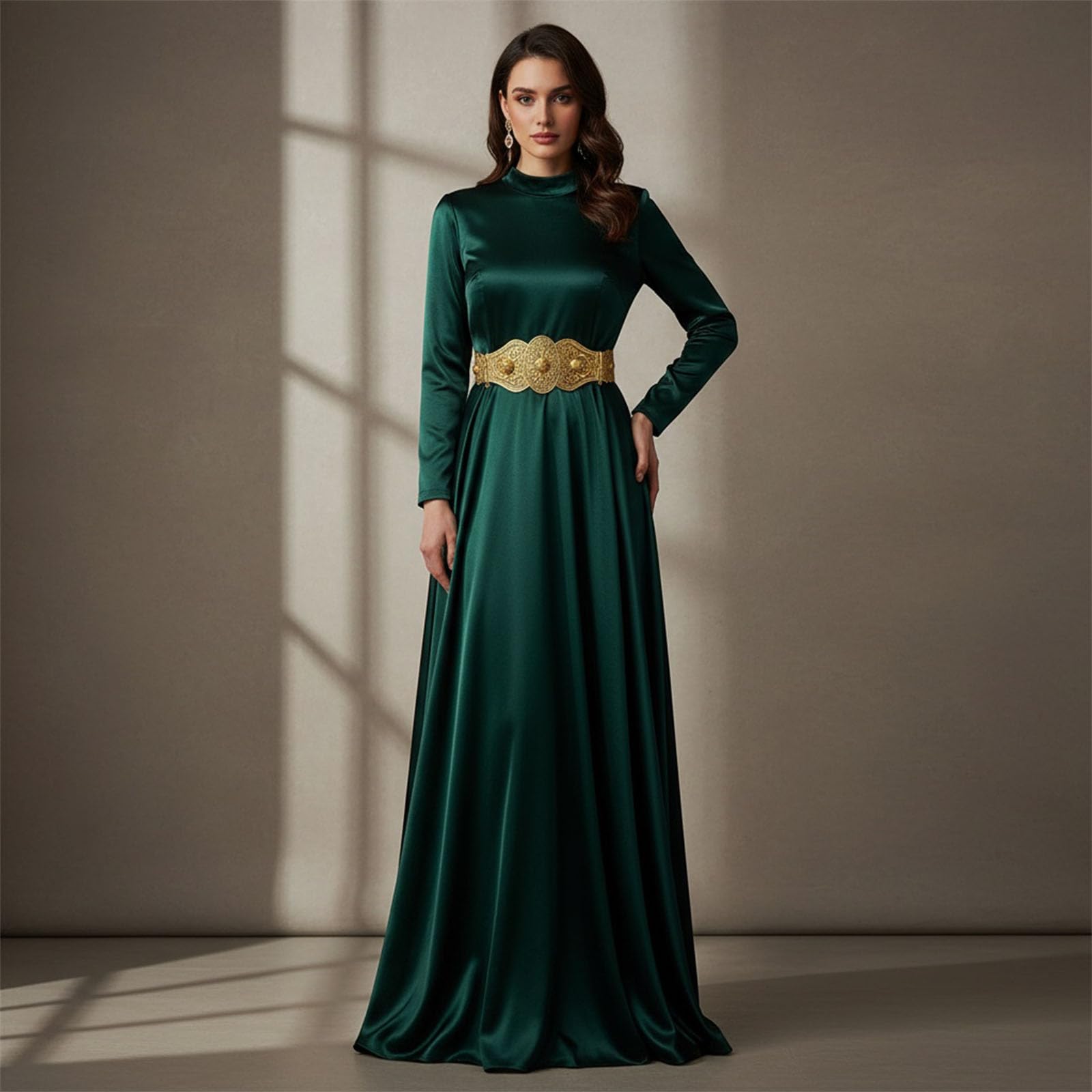 Elegante cinturón de cintura con talla de flores para mujer, accesorio de cintura ajustable para fiestas en la playa y eventos nupciales, elegante cinturón de cadena de cintura con talla de flores