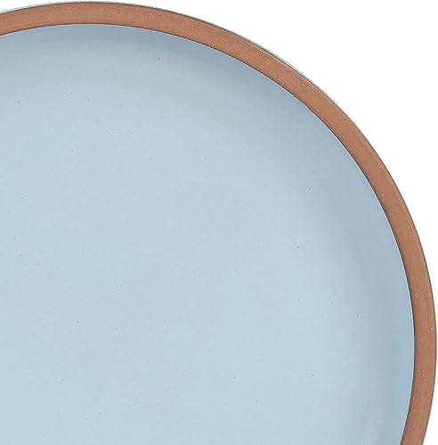 Miniatura 4 de Gibson Elite Lagos - Juego de vajilla doble de 16 piezas color azul claro