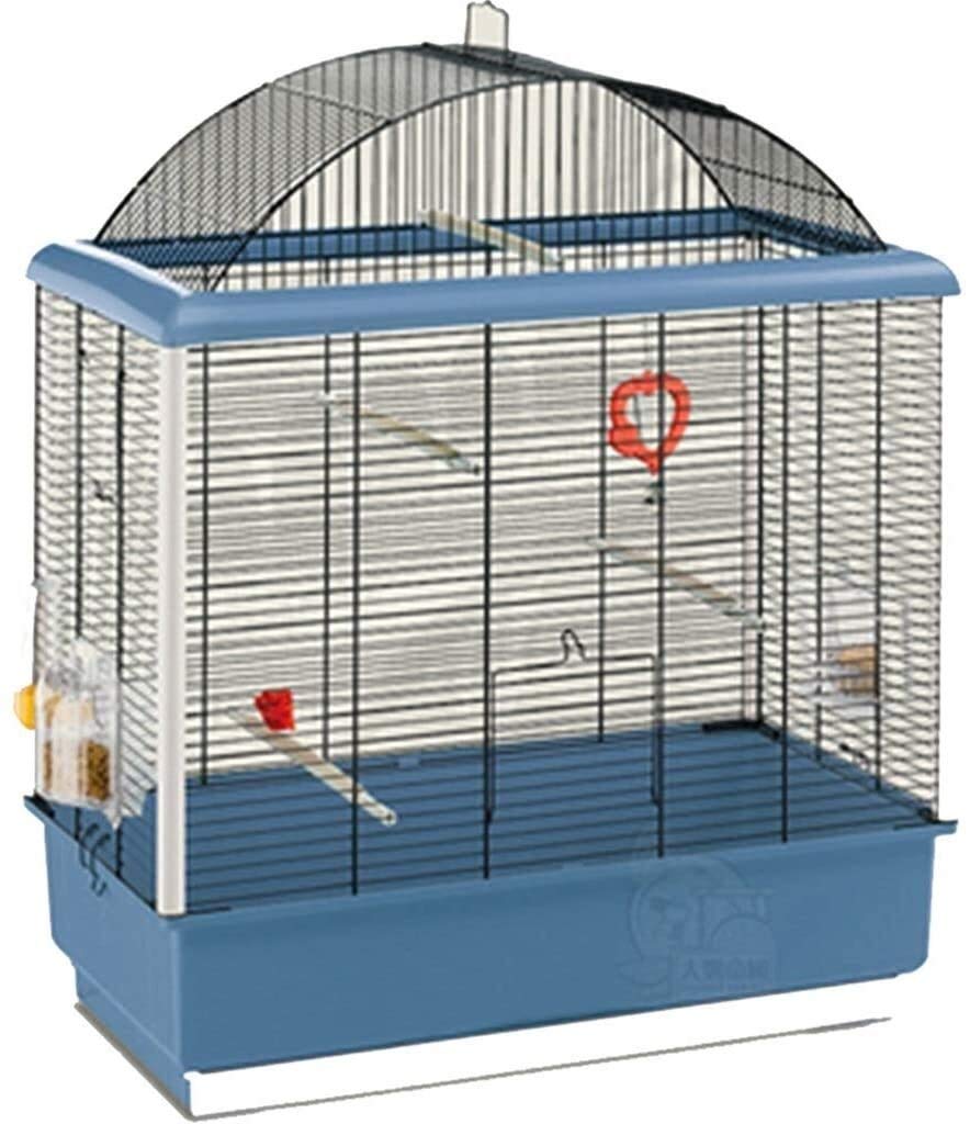Gabbia per uccelli da viaggio, gabbia per pappagalli, regalo per gli amanti degli uccelli, gabbie per pappagalli per uccelli di grandi dimensioni, gabbia per uccelli multifunzionale leggera e di lus