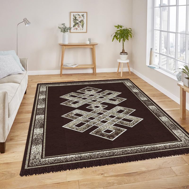 BSB HOME Heavy Fabric Velvet Touch Superfine Chenille Bedroom, Hall, Living Room, Drowing Room, Yoga Hall Carpet |54" Inch X 84" Inch | 5ft X 7ft I 150 Cm X 210 Cm (Light Brown), Large Rectangle (B0CXCJ6DKV) Amazon Price History, Amazon Price Tracker
