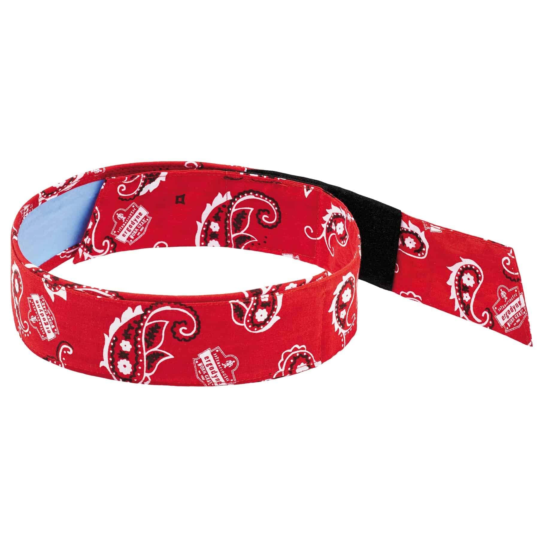 Ergodyne Chill Its 6705CT Cooling Bandana, Lined with Evaporative PVA Material for Fast Cooling Relief, Quick and Secure Fit
