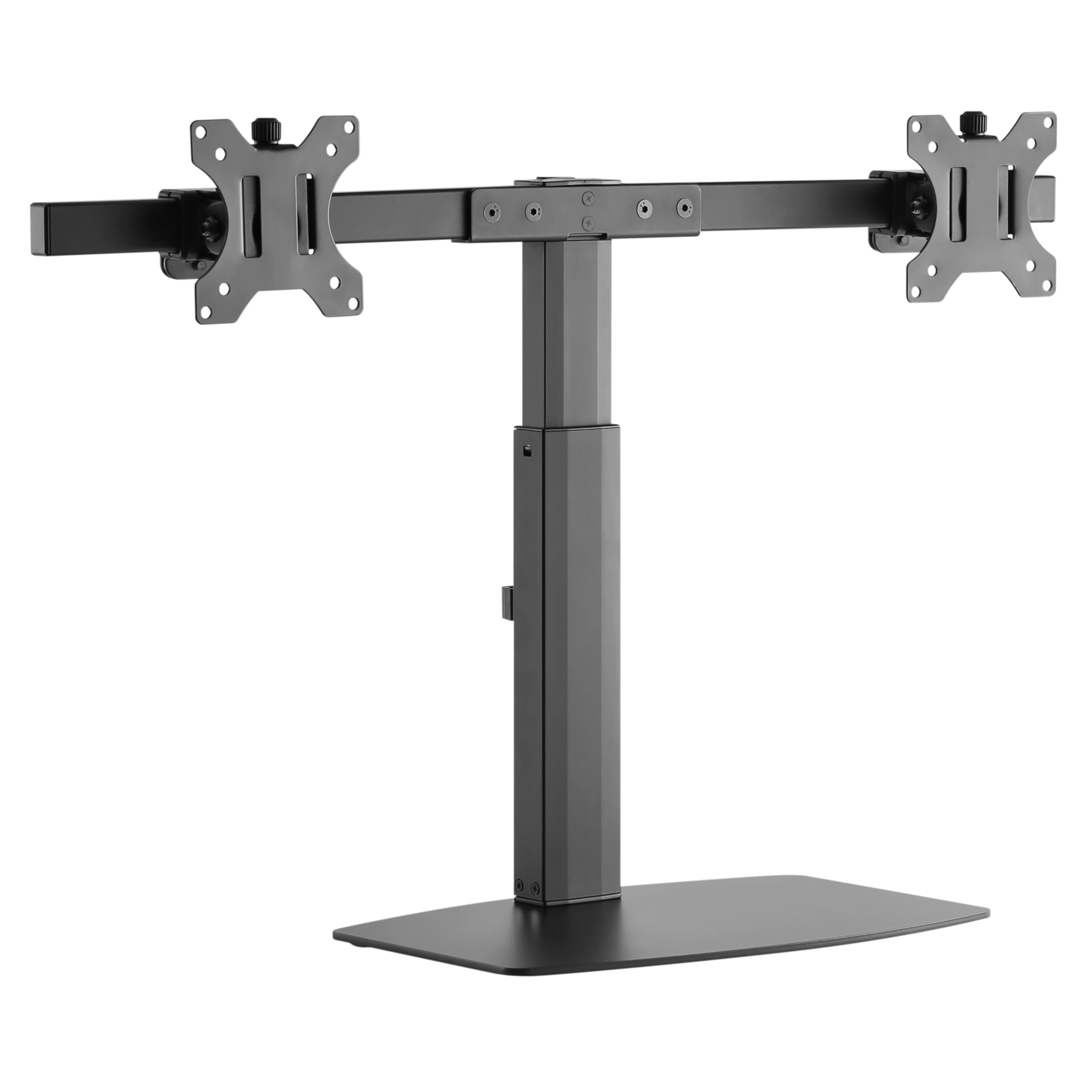 RICOO TS4111 Dual Support Écran PC 2 Écrans 13 17 19 22 24 27 Pouces VESA 75x75 100x100 Ressort à gaz Orientable Inclinable Rotatif Universel Socle Moniteur sur Pied