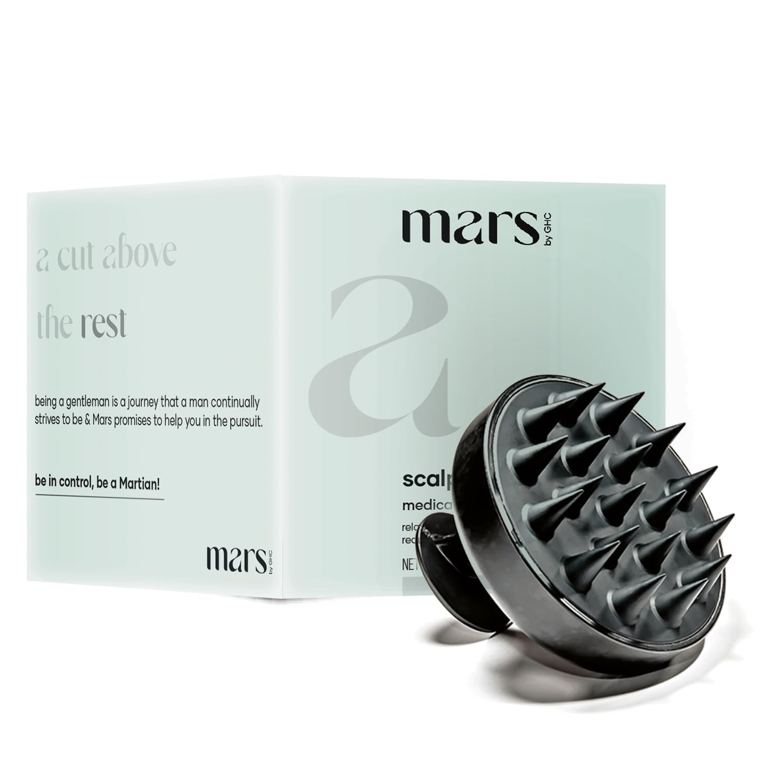 mars by GHC Scalp Massager with soft silicone bristles | Lightweight | Comfortable Grip | Enhances blood circulation to scalp (B0CF2PPRNT) Amazon Price History, Amazon Price Tracker