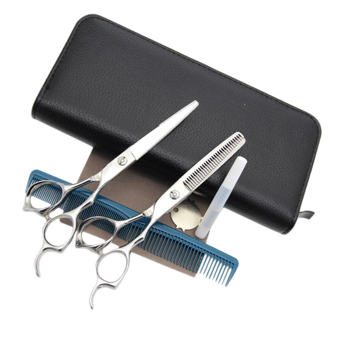 Tijeras para Cortar el Pelo Tijeras de Corte de Acero Inoxidable de Barbería para Corte de Pelo para Peluquería Casa o Salón