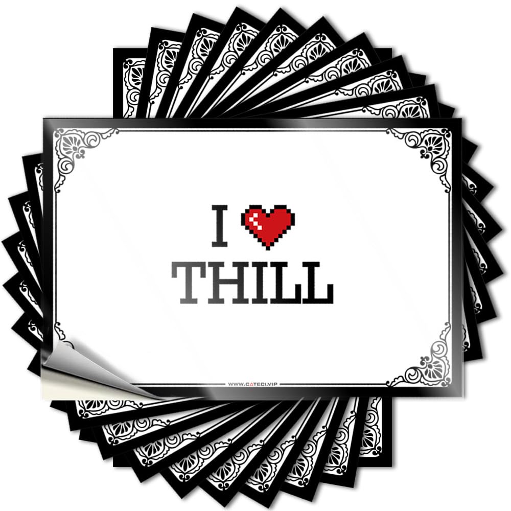 Tattoos Encouraging, Mold Cover I Love Thill | Bedroom Accessories(6X9CM)