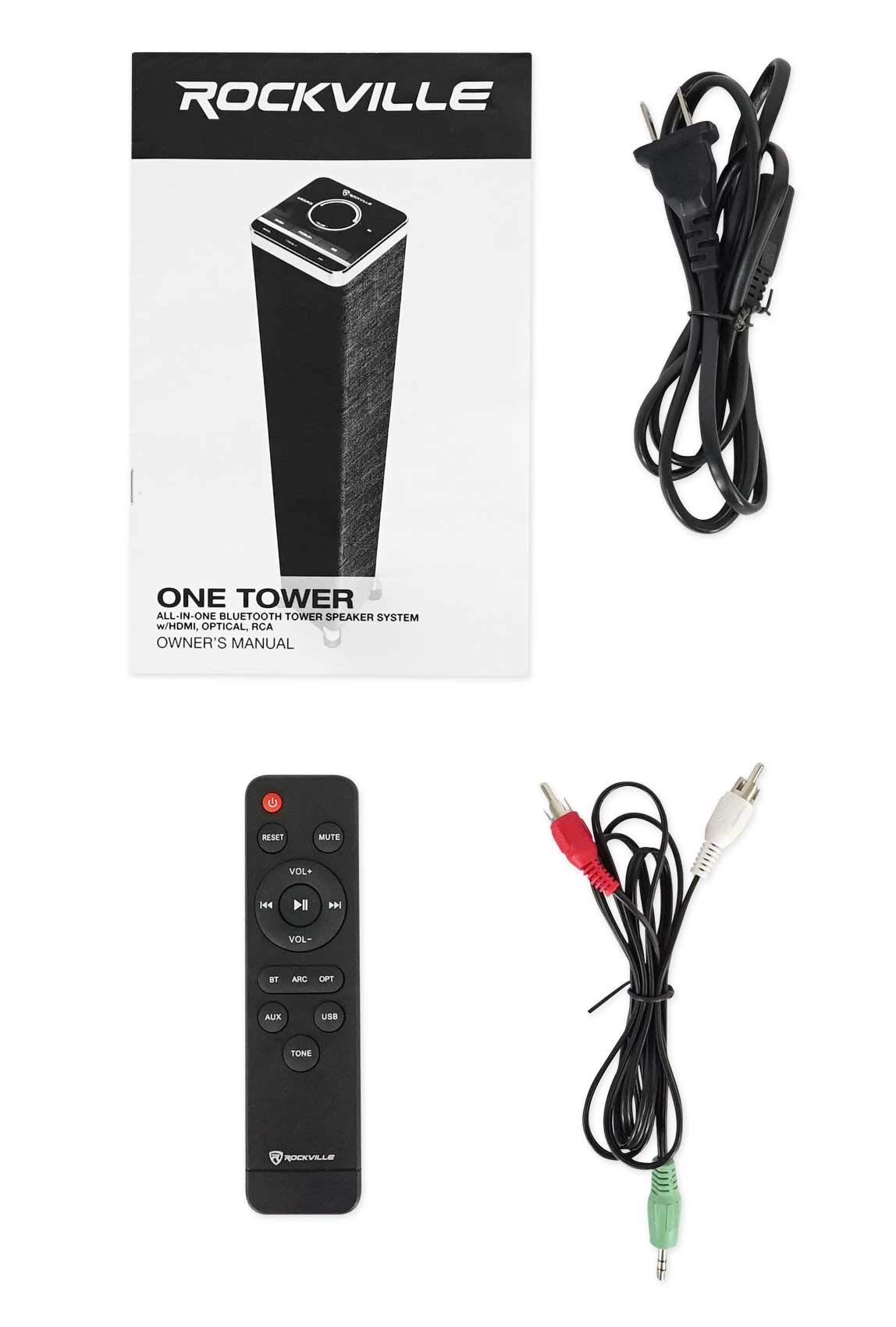 Tower Speakers Bluetooth Rockville ROCKBAR 40