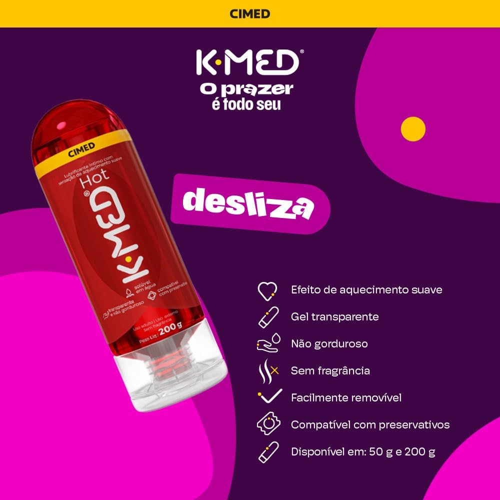 K-med K Med Gel Hot Lubrificante Íntimo
