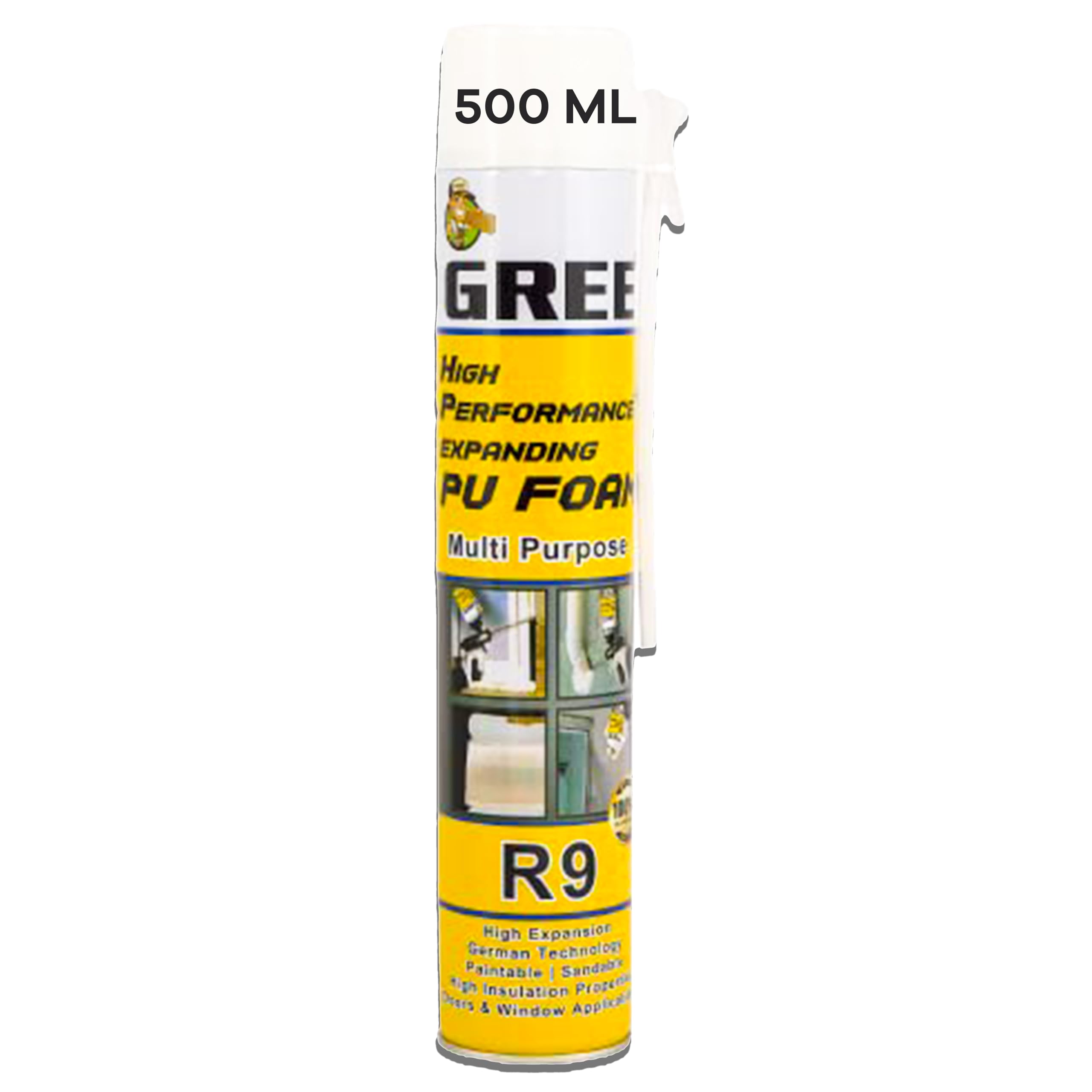 Buildingshop GREE Amro Expansion PU Foam Straw Type Manual Use DIY Polyurethane Foam Spray - 500 ml Fills Gaps Easily (B0D8T23B1C) Amazon Price History, Amazon Price Tracker