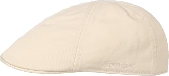 Stetson Texas Cotton Flat Cap UV Protection 40+ Solid Color Peaked Ivy Cap Men Spring Summer