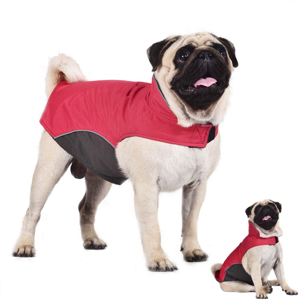 Manteau de chien réfléchissant imperméable veste gilet coupe-vent chaud pour petit moyen
