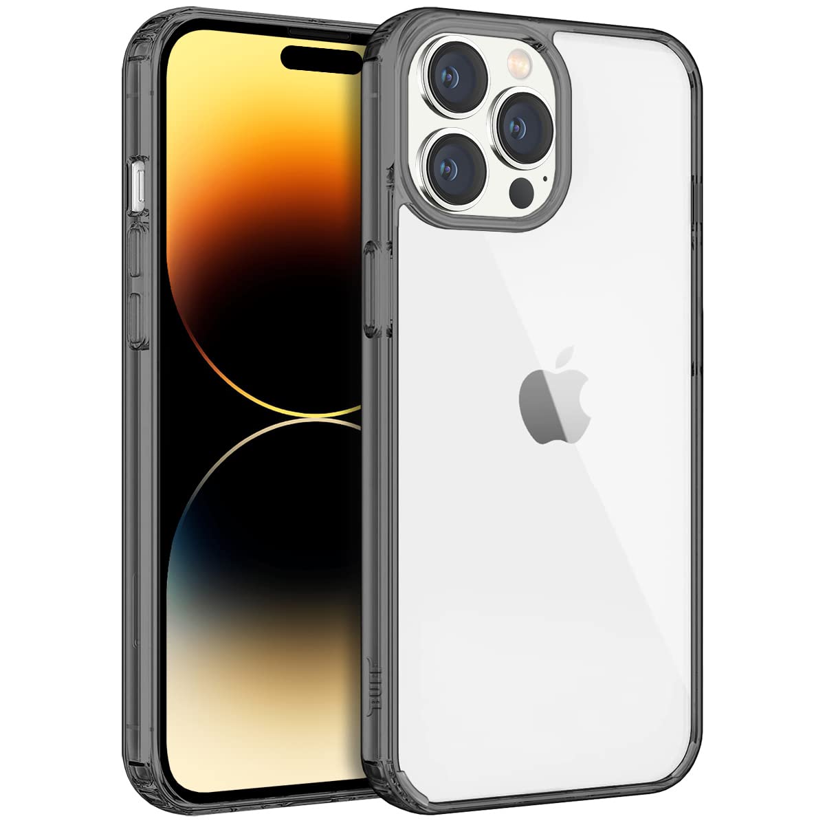 BUFF LABS iPhone 14 Pro Air Hybrid Kılıf Smoke Black