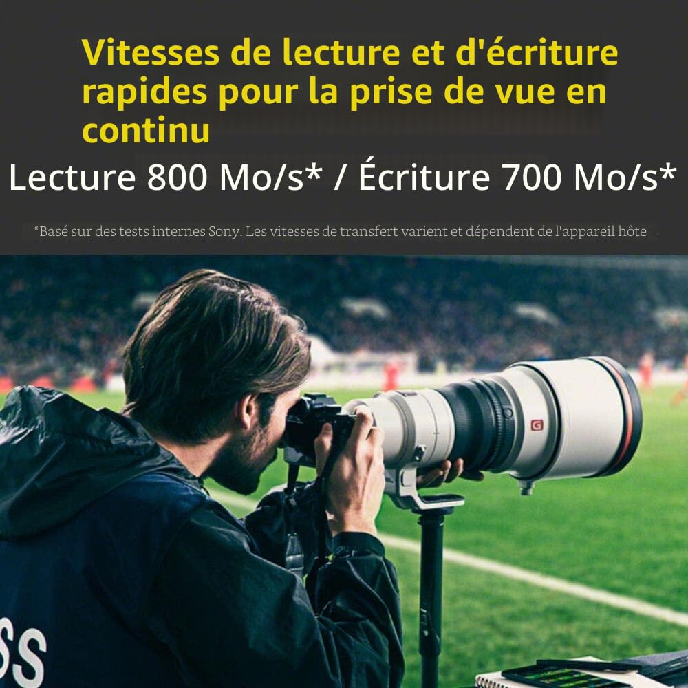 Sony 320GB CEA-G Series CF-Express Type A Memory Card | Provenance France. Emballage securisé. Livré avec Facture dont TVA.