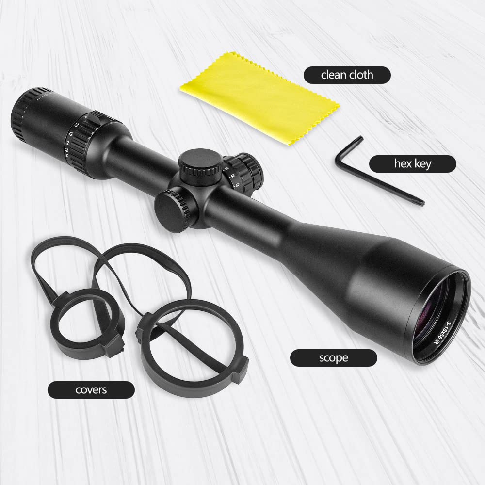 SPINA OPTICS 3-18x56mm Cannocchiale da puntamento Pistola Tiro tattico Mirino ottico, SFP Secondo piano focale Cannocchiale da caccia, Cannocchiali da puntamento tubo da 30 mm