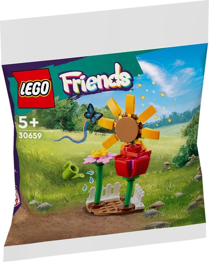 Collezione Botanica Lego 10342 Grazioso Bouquet Rosa (con 30659 Giardino di Fiori)