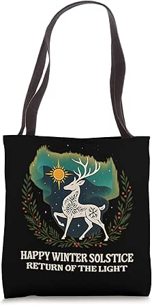 Amazon.com: Winter Solstice Stag Aurora Borealis Return Of The Light ...
