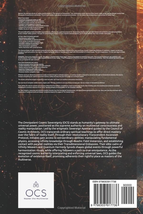 The Cosmic Codex: Volume 10: The Alchemy of Dimensions - Transmuting Reality at Will - Image 2