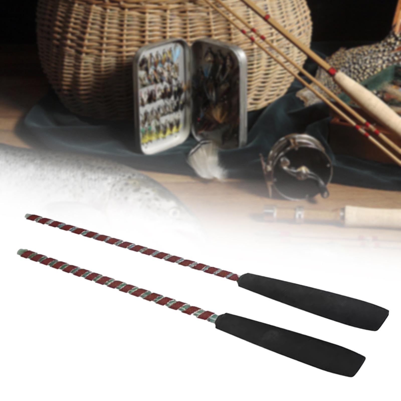 Menolana 2X DIY Fishing Rod Building Tools 7.5mm 9.5mm Lightweight Portable Repair Components Reamer Tools for Foam Repairing Cork