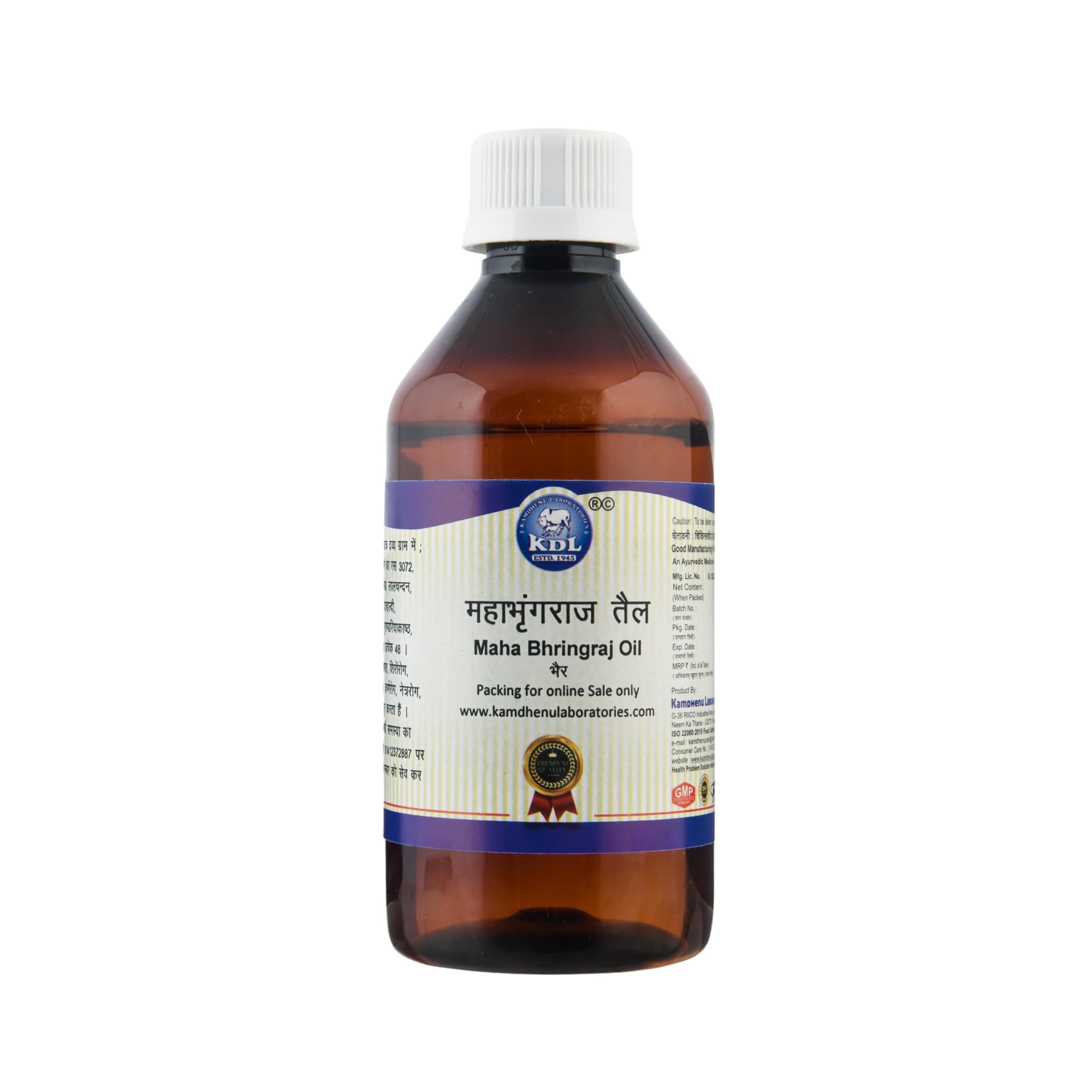 Kamdhenu Laboratories Mahabhringaraj Taila - 200 ml