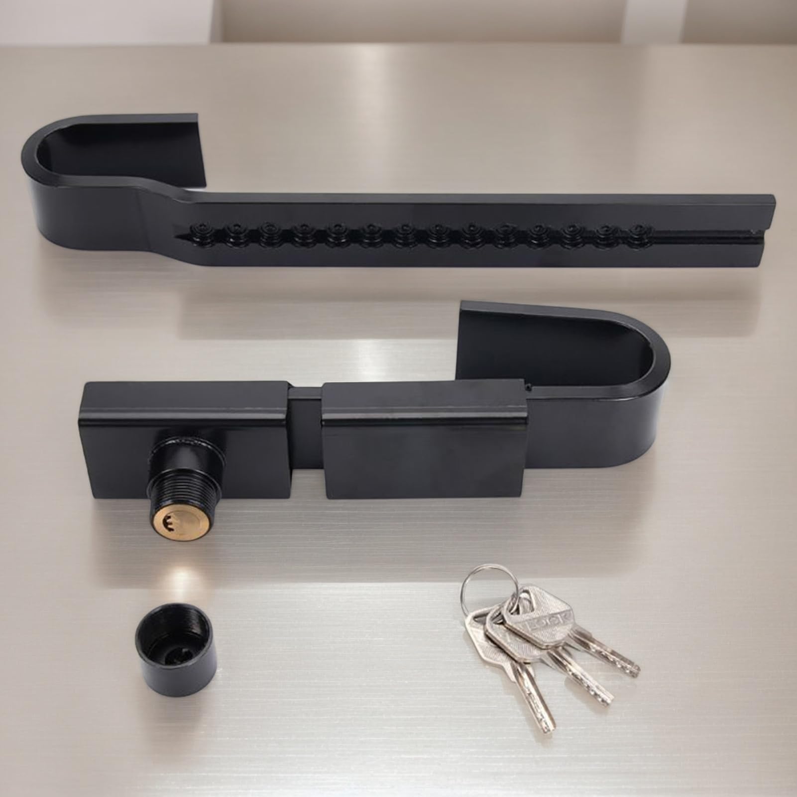 Cerraduras s Envío Candado De Acero Ajustable Antirrobo | Cerradura Puerta Remolque 3 Llaves Para Seguridad Envío Almacenamiento Logística Carga Paquetería Camión