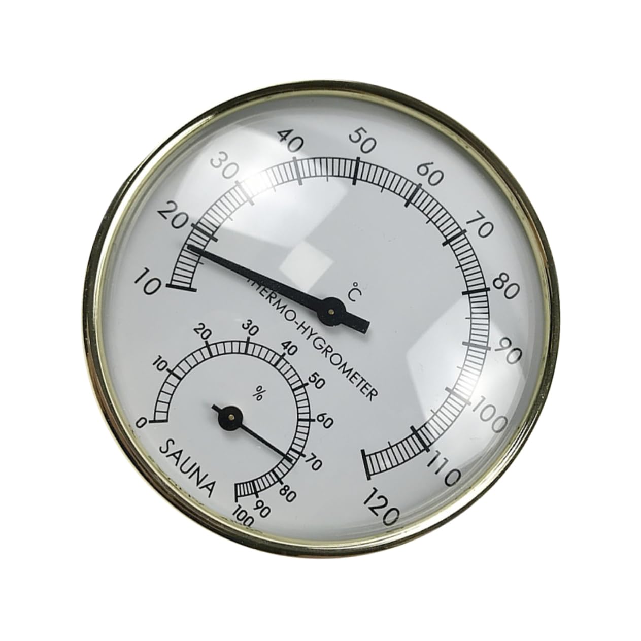YARNOW 3pezzi Termometro Igrometro Digitale Ad Alta Precisione Per Sauna e Ambienti Interni Rilevatore Di Umidità e Temperatura Hygrothermograph Compatto Con Scala Facile Da Leggere