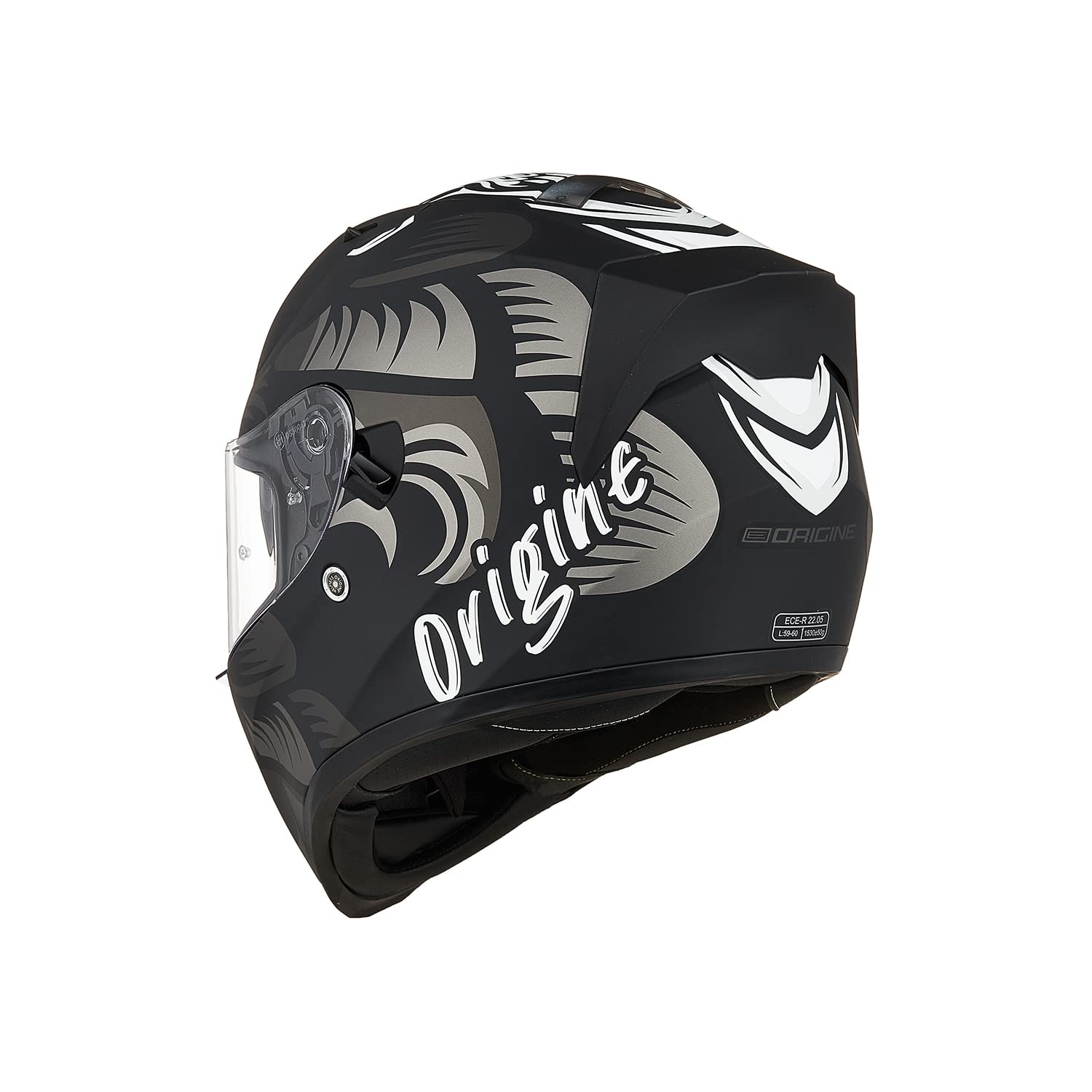 ORIGINE Casco Integrale per Moto da Strada con Doppia Visiera Omologato ECE2206