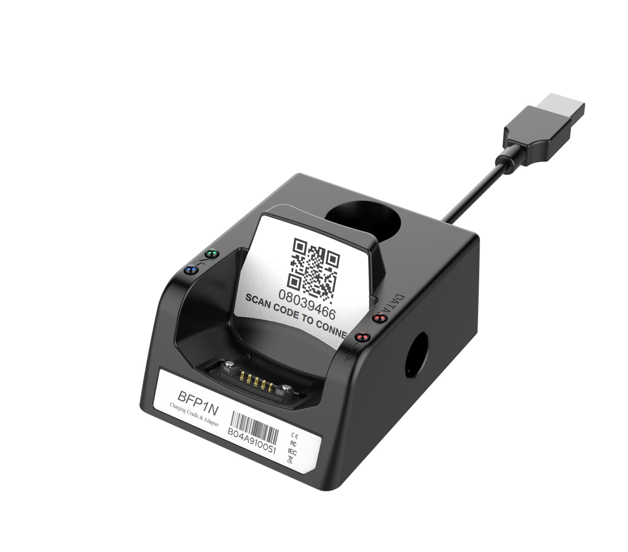 Bluetooth Charging Base/station d'accueil pour 1D/2D Imager Mini Pocket Barcode Scanner Warehouse Pickup Barcode Reader