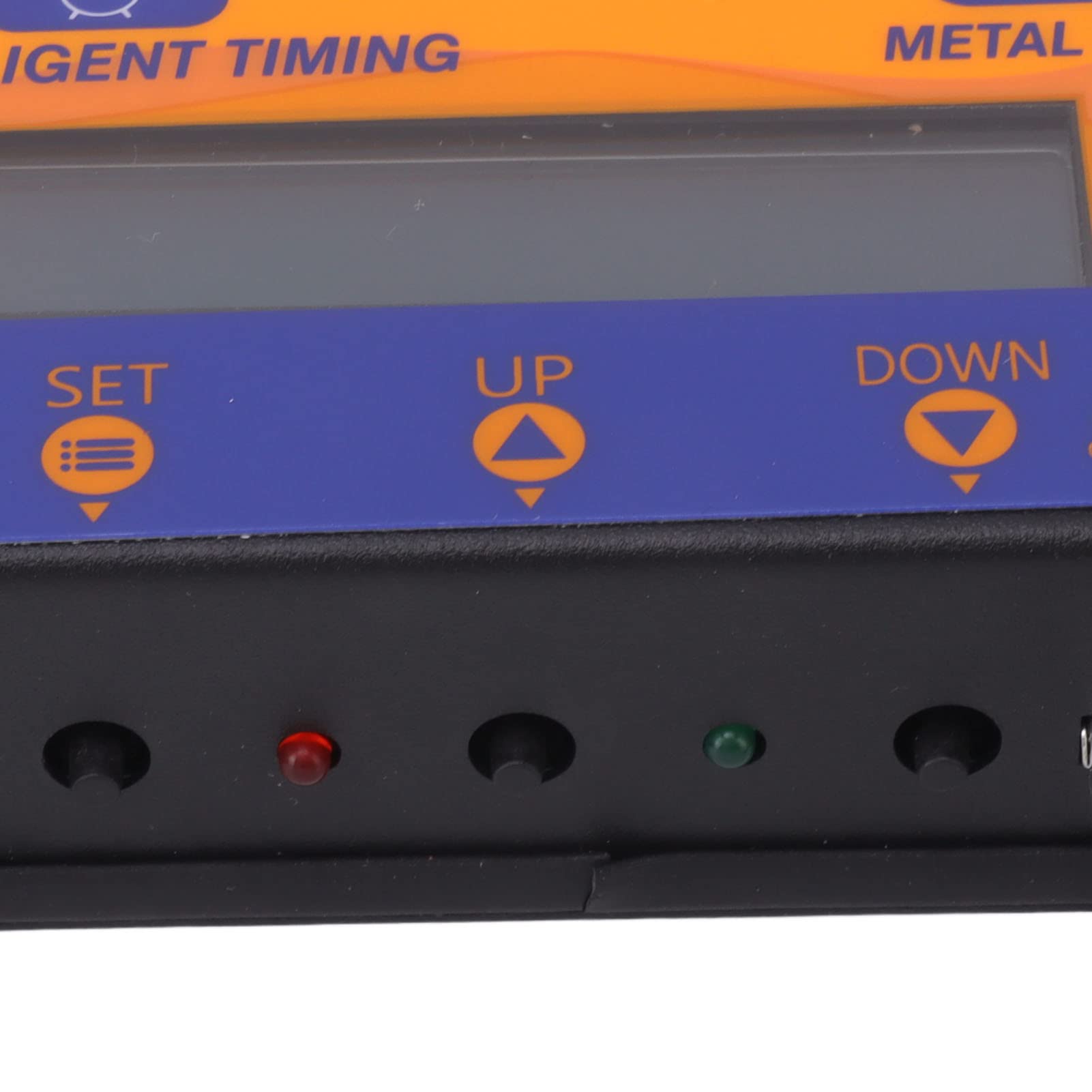 Abridor Automático de Puerta para Gallinero con Temporizador, Sensor de Luz y Control Remoto - Puerta Aluminio Programable para Pollos y Patos (Azul)
