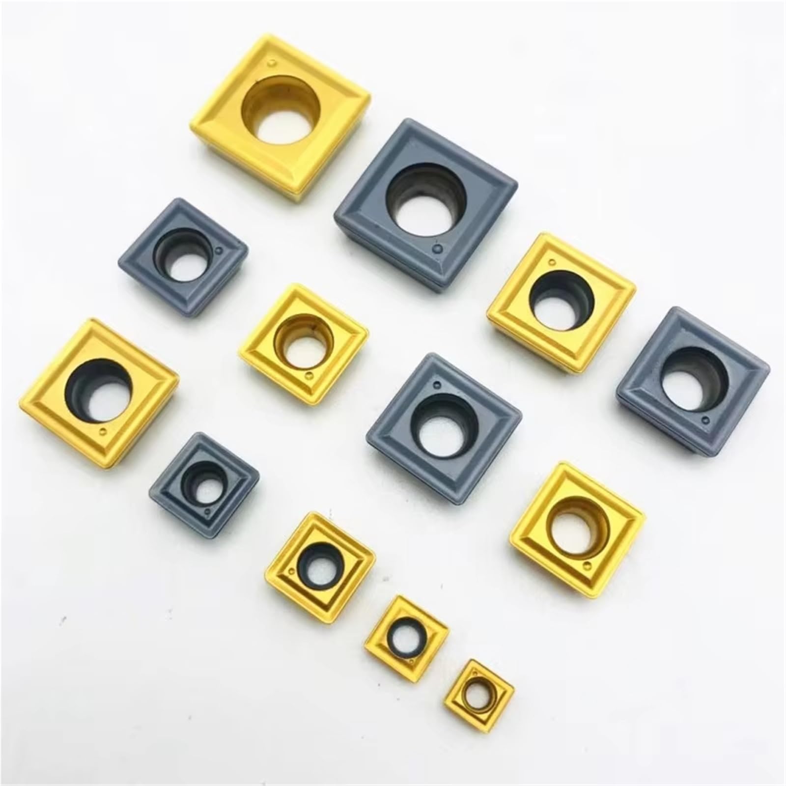 10 Piezas Para Portaherramientas Indexables De Taladro En U SPMG(SPMG050204 DG TT9030)