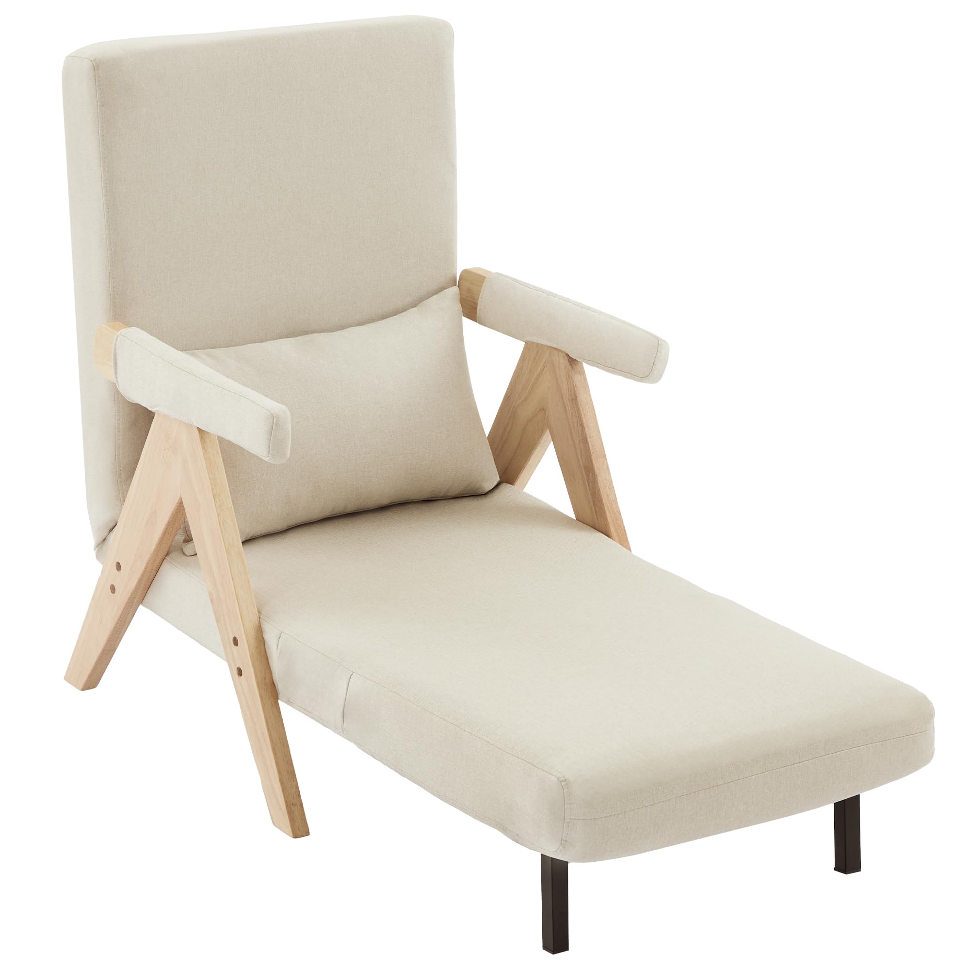 Design moderno: poltrona di conversione 3 in 1 con funzione di sonno, divano letto trasformabile, poltrona pieghevole imbottita, seduta imbottita, poltrona lounge, letto singolo, adatta per soggiorno