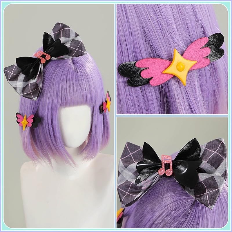 Wo Wo 商贸&キミとアイドルプリキュア キュアキッス コスプレ ウィッグ