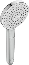 Ideal Standard Idealrain Evo Hand Shower, Water Saving Shower Head with 3 Jet Types (Mild Rain, Massage, Gentle Rain), Diameter 11 cm, Chrome