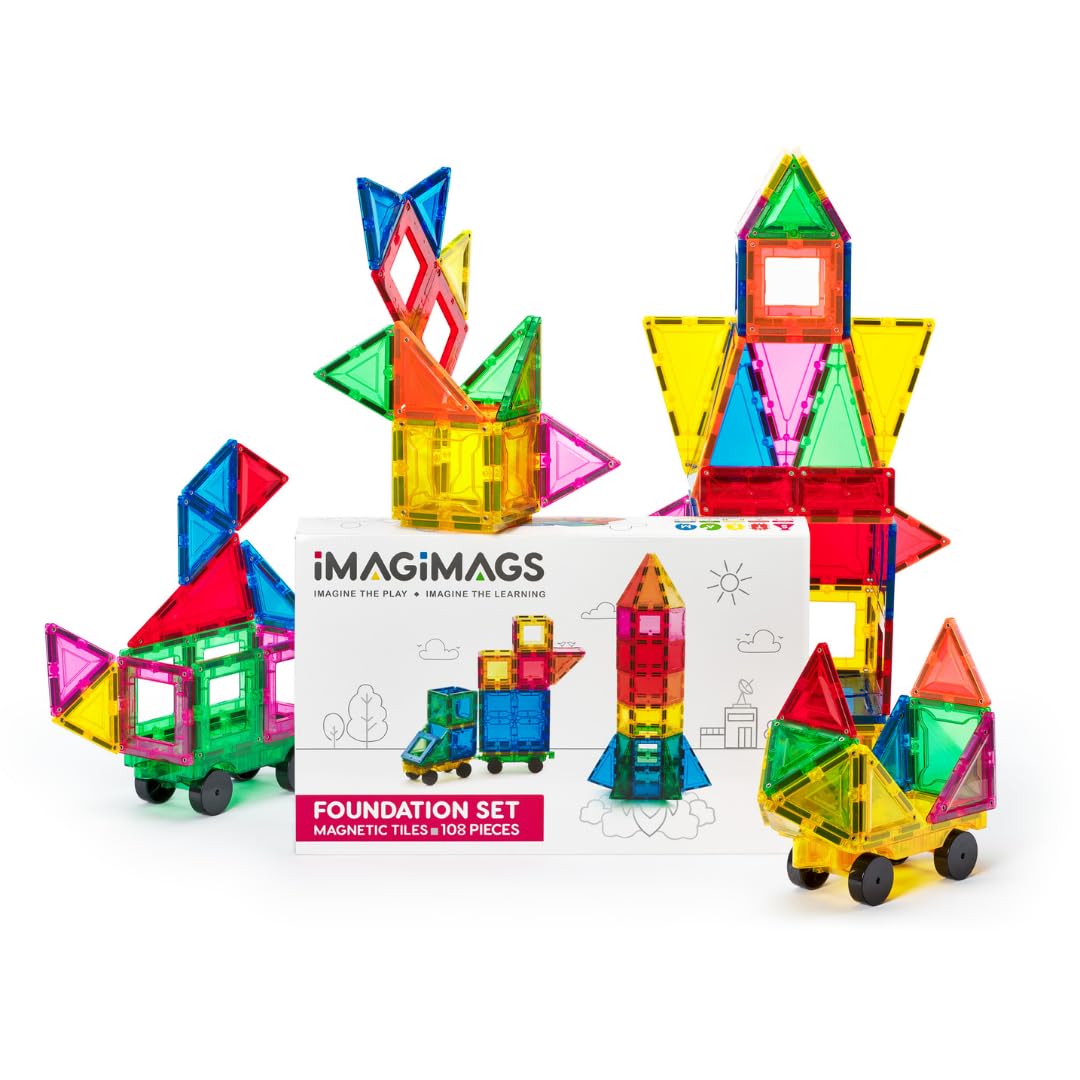 IMAGIMAGS Magnetic Building Tiles