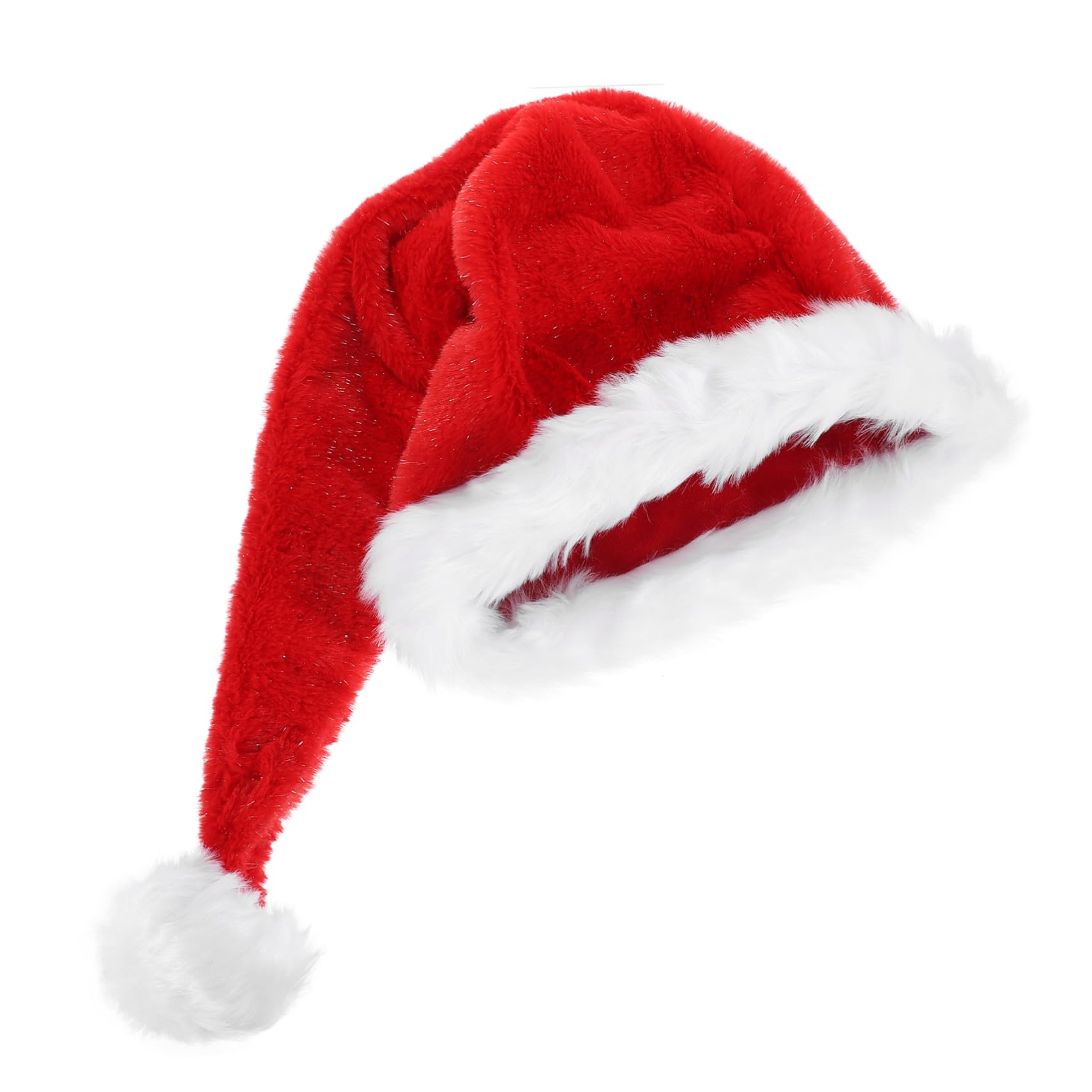 sombrero de Santa Navidad adulto pequeño cálido feo christmas hat sombreros navideños decoração de decoración de gorro de Papá Noel gorros navideños Felpa rojo