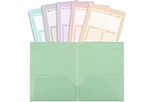 Skydue 2-Pocket Folder with Clear Front Pocket