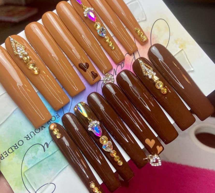 Miniatura 6 de 504 puntas de uñas cuadradas cónicas 3XL de cobertura completa, puntas de uñas cuadradas súper largas, planas, cuadradas, acrílicas, transparentes,