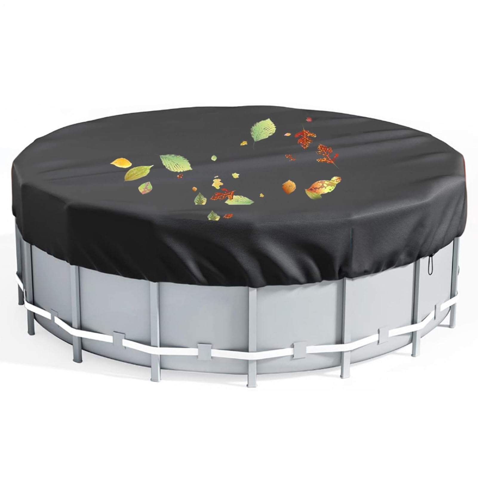 Couverture solaire piscine ronde bâche anti-poussière pour accessoire spa extérieur