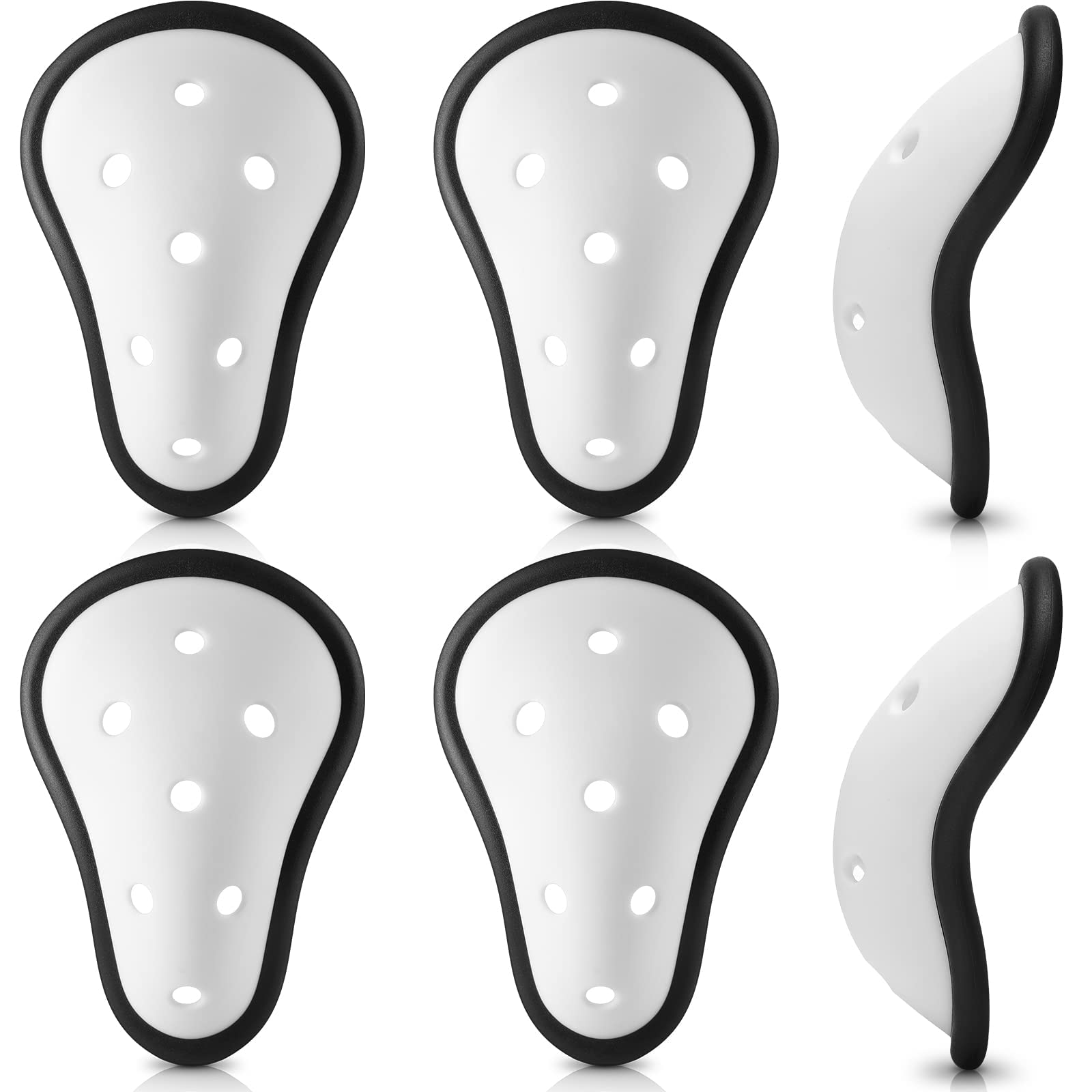 TERRIFI 6 Pcs Protective Athletic Cup Mens, Lightweight Athletic Cup, Soft and Comfortable Boys Cups for Sports, Suitable for Baseball, Football, Hockey, Lacrosse