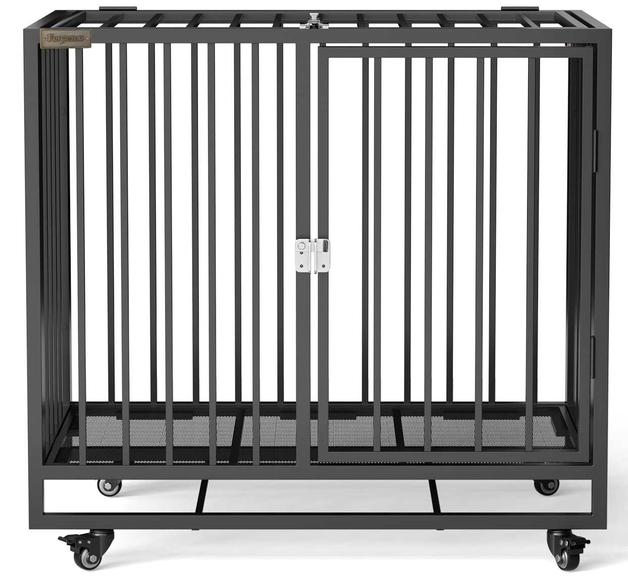 Buy 32 inch Heavy Duty Dog Crate Cage, Dog Kennel Indestructible for