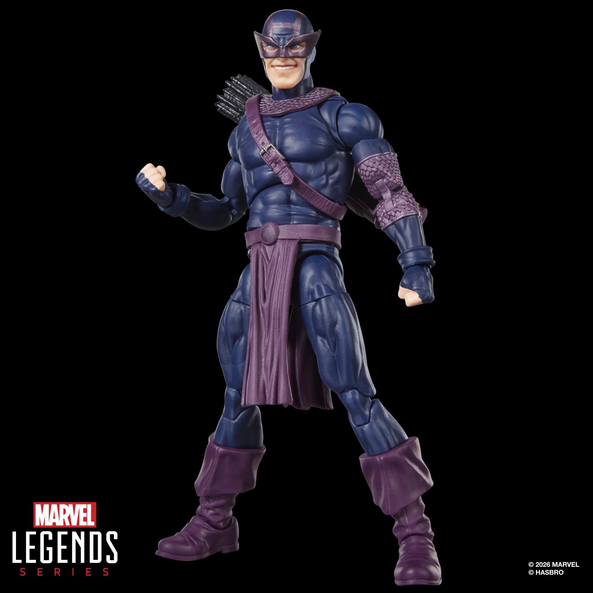 Marvel Legends Series, Dark Avengers Hawkeye, Figura de acción Coleccionable a Escala de 15 cm Inspirada en los cómics de los Vengadores Oscuros
