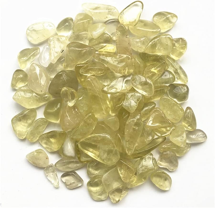 Natural Citrine Yellow Quartz Crystal Stone Rock Gravel