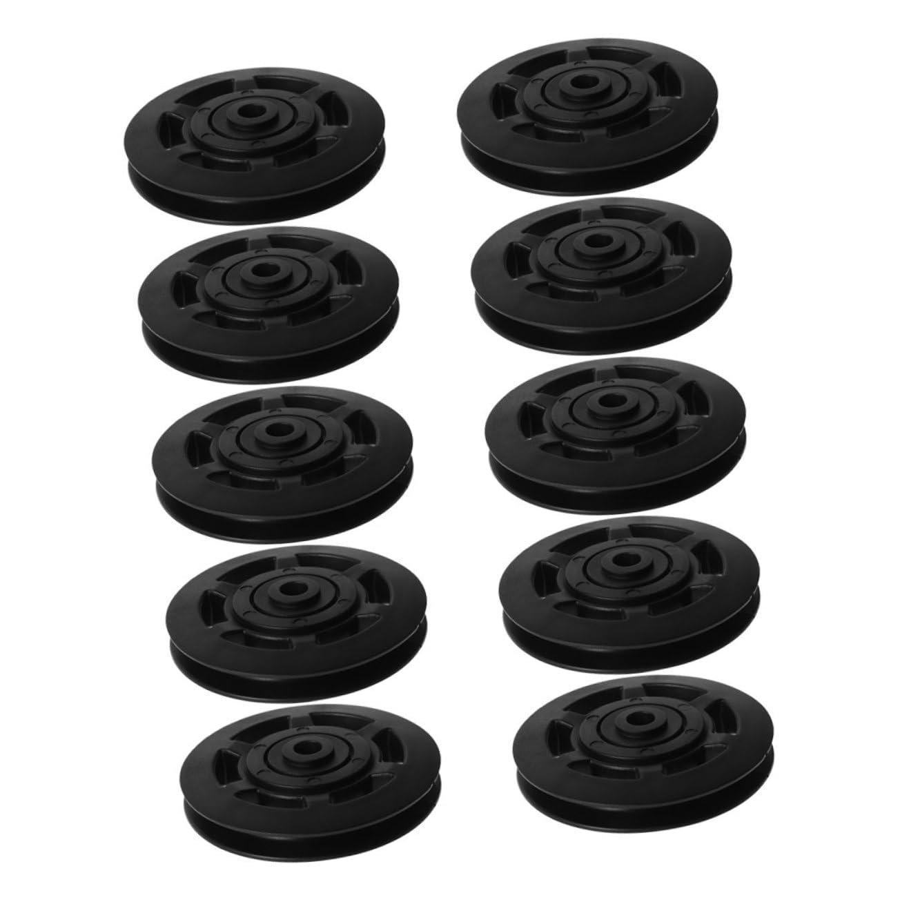 VANZACK Poleas de Nailon de 90mm para Equipos de Gimnasio, 10 Piezas