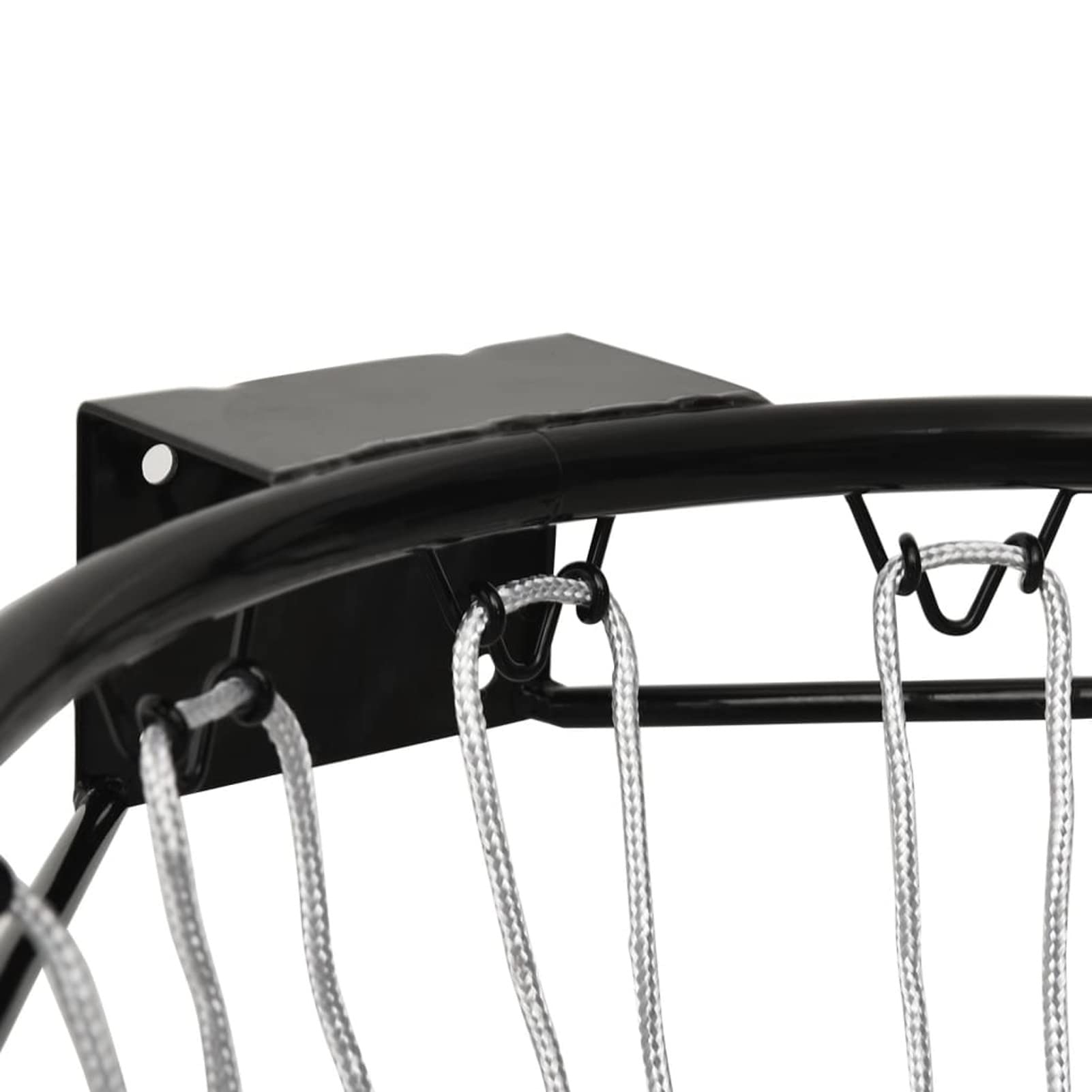 Canestro da Basket Nero 39 cm Acciaio,Articoli Sportivi,Sport,Basket,Parti e Accessori canestro Basket,Cerchi da basket-93661