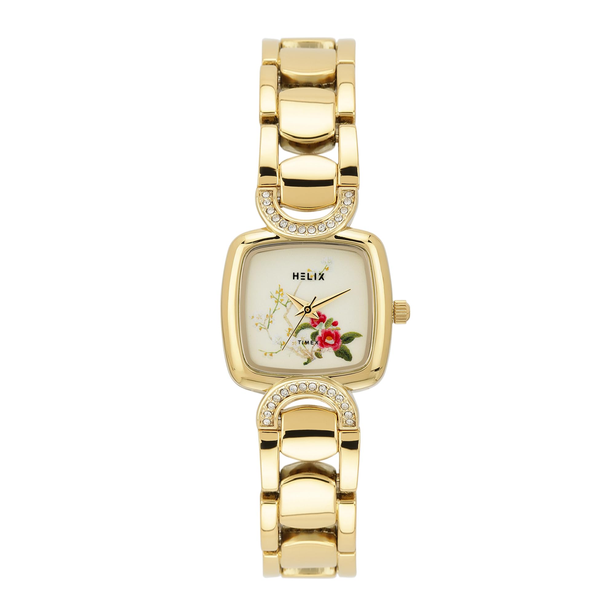 Women Champagne Square Dial Analog Watch - TW063HL01T-image-39