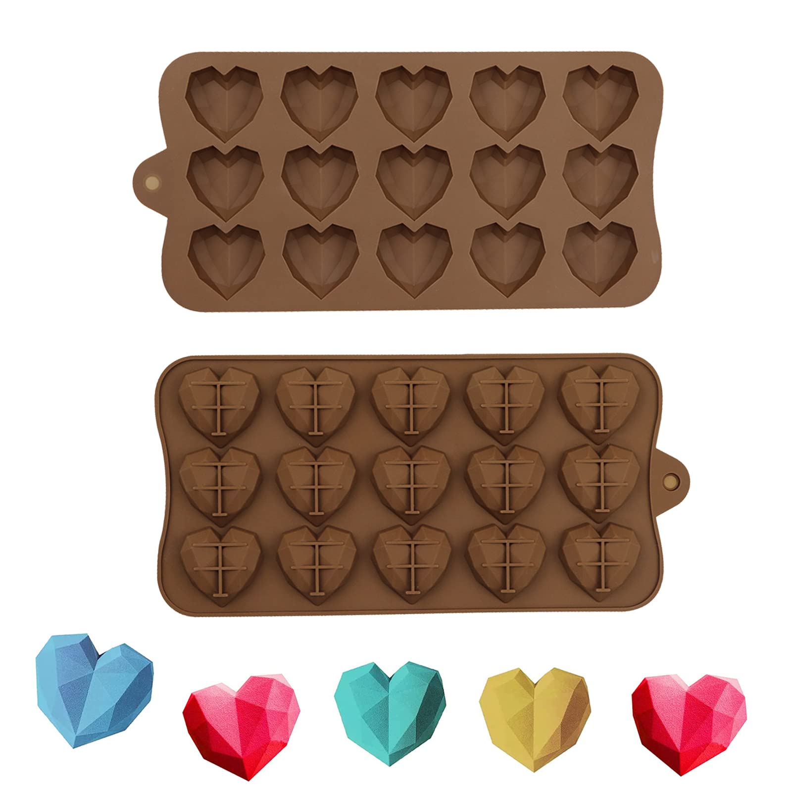 YELYTR Cadeau Pâques Silicone, 4 Morceaux De Boîte Chocolat