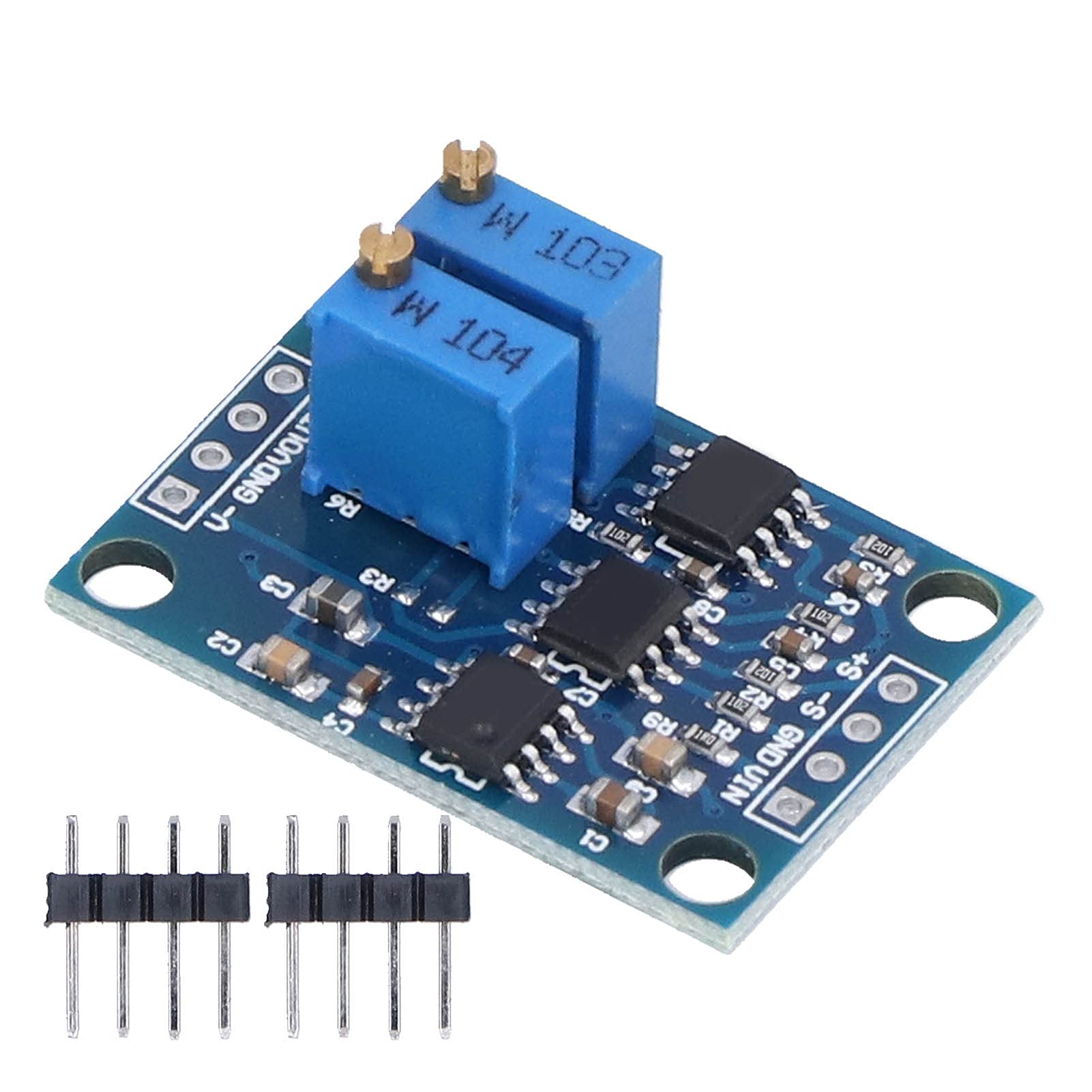 Modulo Amplificatore di Tensione Microvolt Modulo Amplificatore per Strumentazione AD620 Trasmettitore 1000 Volte