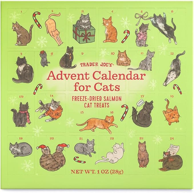 Trader Joe's Advent Calendar for Cats - Salmon and Dried, No Color, Size No Size