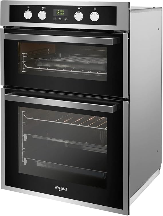Whirlpool AKL 309 IX EinbauDoppelbackofen in Inox und Schwarz Amazon.de ElektroGroßgeräte