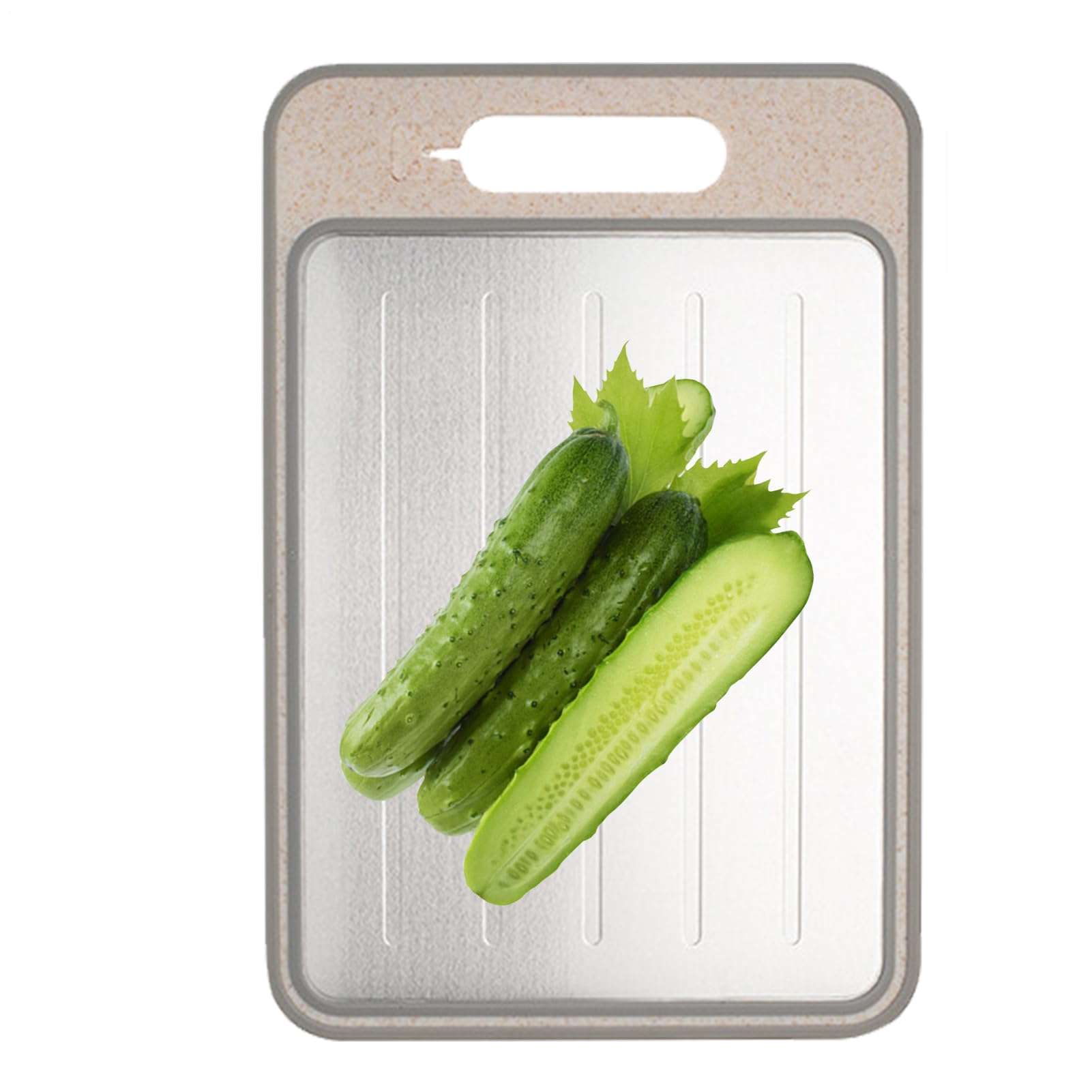 Outil de cuisine planche à découper et de décongélation facilement lavable 35x24cm