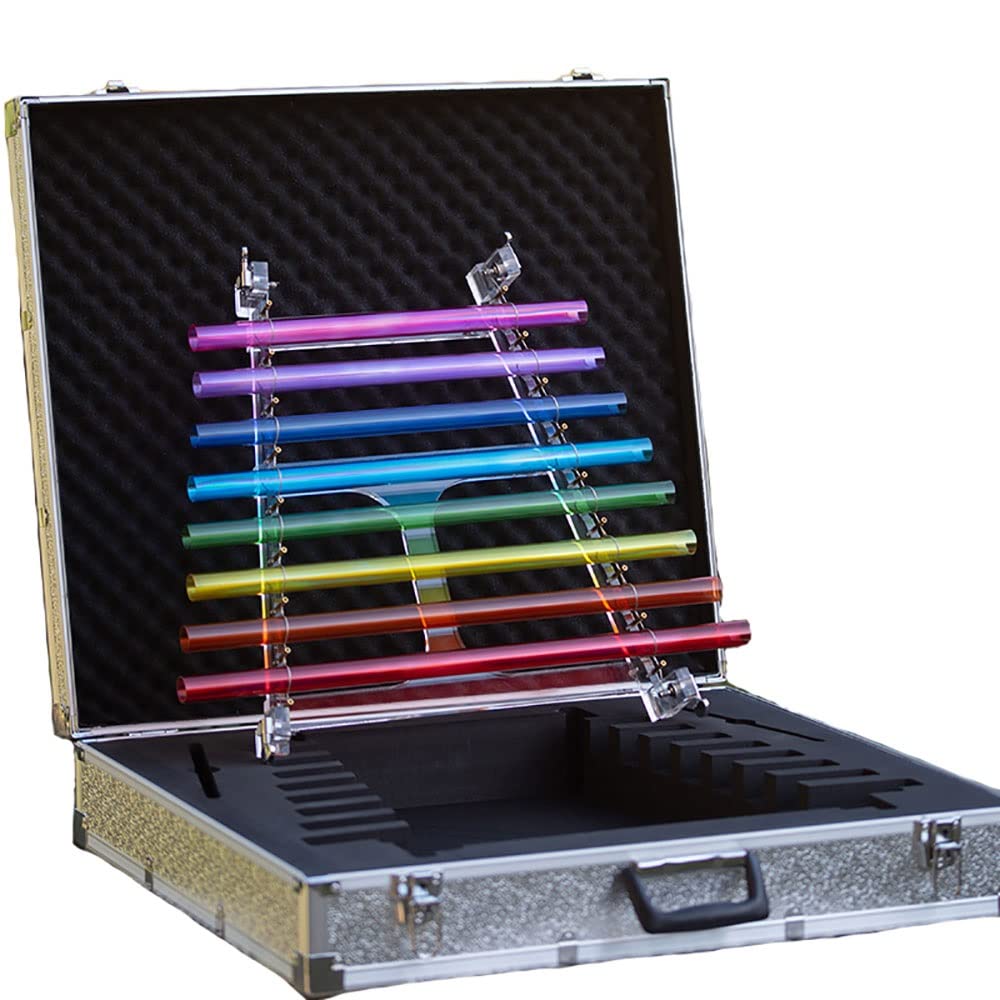 Crystal Harp with Aluminum Suitcase C Key 8 Notes C5 D5 E5 F5 G5 A5 B5 C6 Perfect
