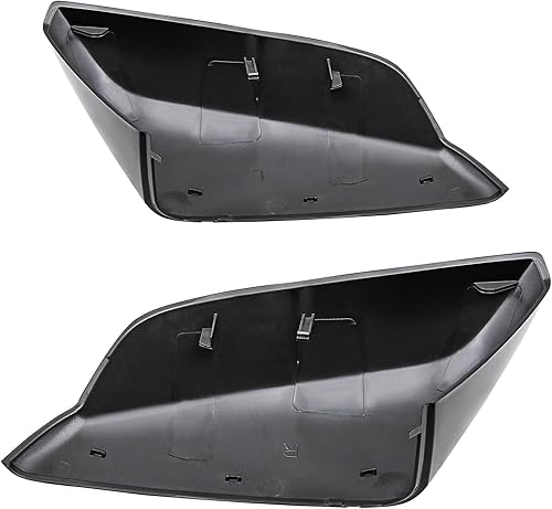 Miniatura 2 de Tapa negra brillante para espejo lateral compatible con Chevrolet Malibu 2016 2017 2018 2019 2020 2021 2022 2023 Reemplazar 84026842 84026841